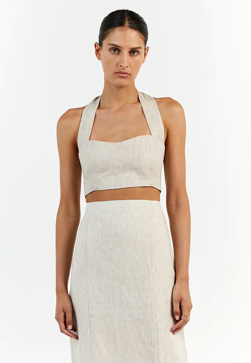 Larsen סט גופייה וחצאית מקסי