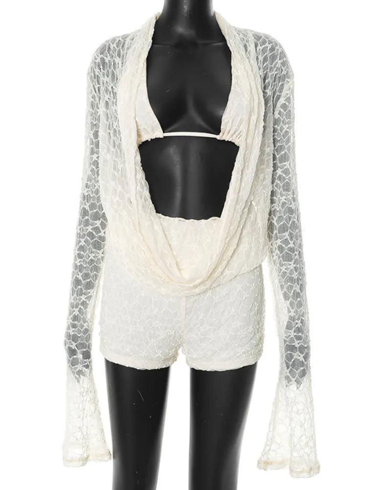 סט תחרה דגם נואה